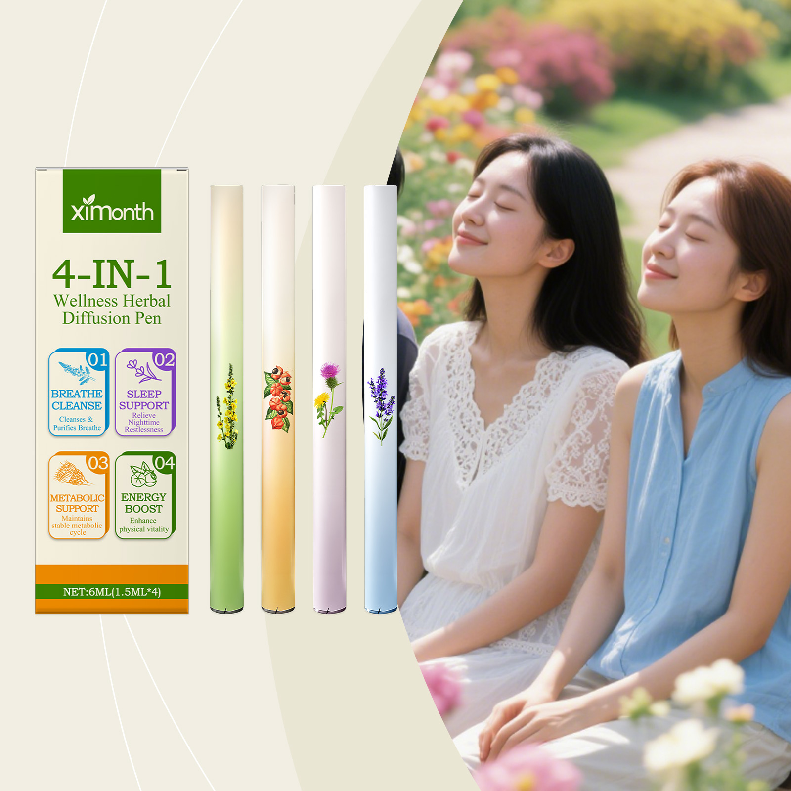 Natural Herbal Wellness - Комбинированная палочка с травяной энергией 4