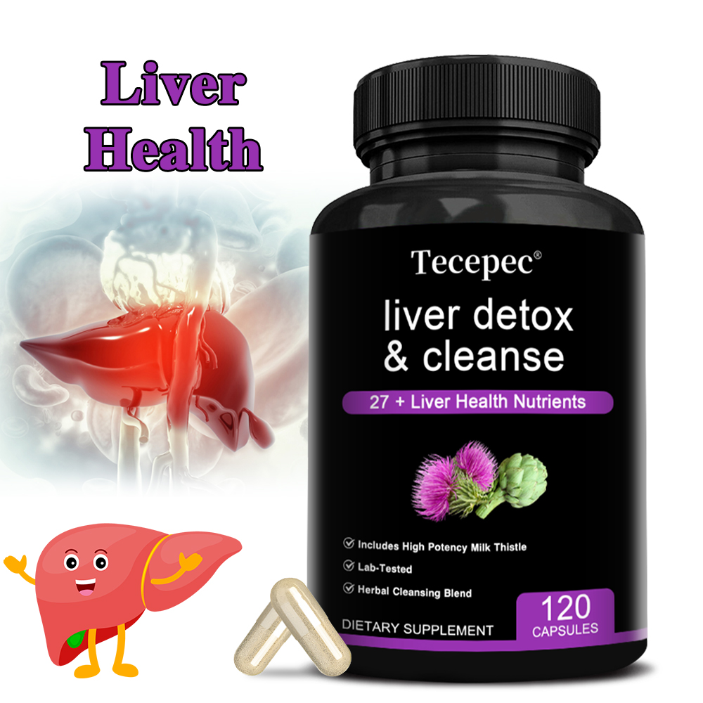 Herbal Wellness Supplement - Капсулы для поддержки печени с расторопшей,