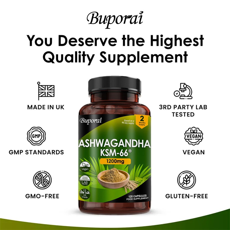 Ashwagandha KSM-66 1200 мг - п – обзор и цена Tulsi Holy Basil